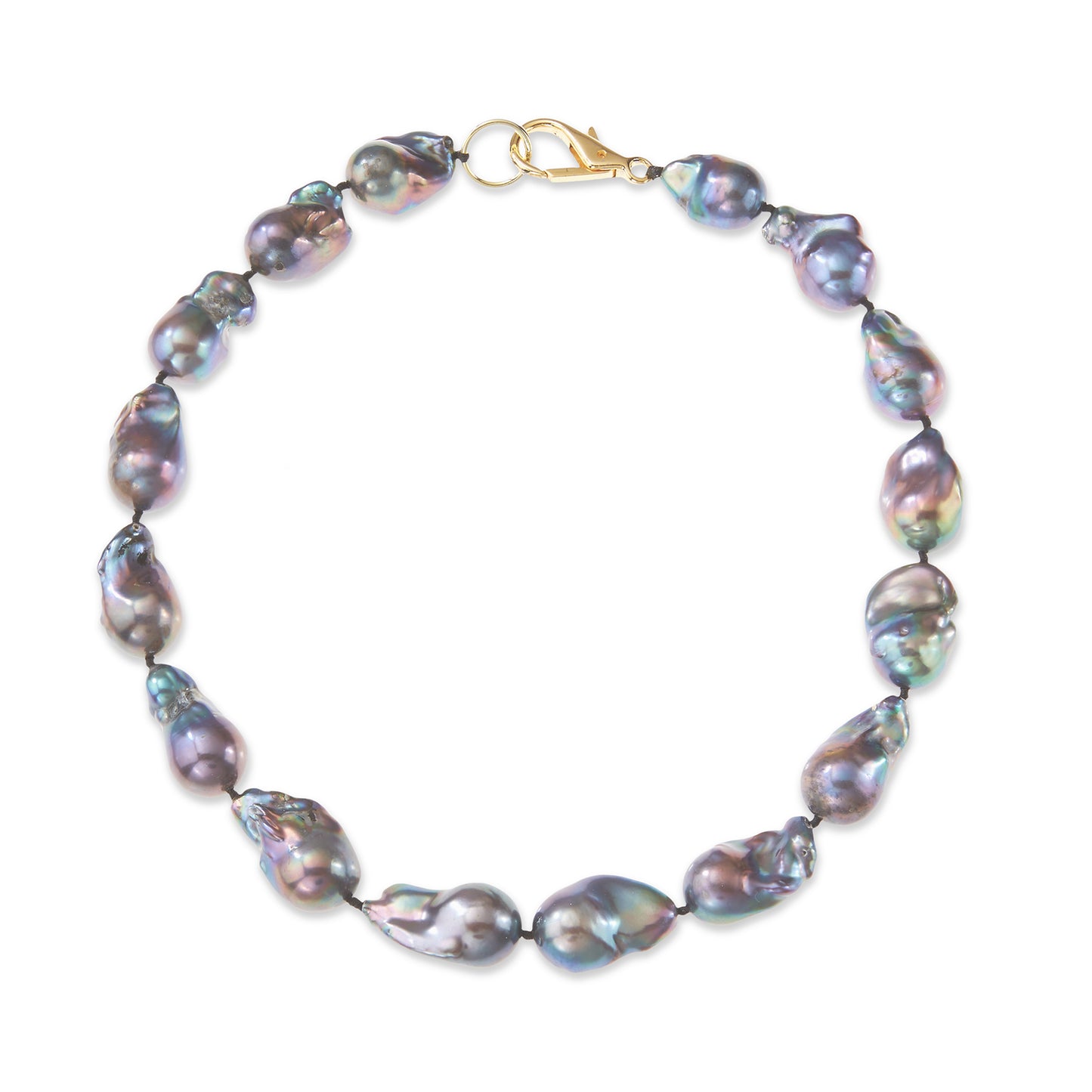 Peacock Baroque Pearl Necklace