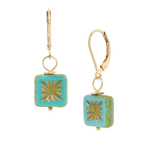 Turquoise Star Earrings