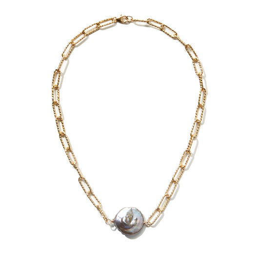 GREY PEARL NECKLACE