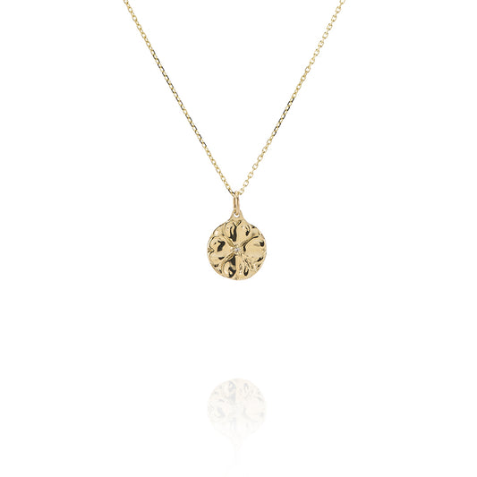 SMALL GOLD DOGWOOD NECKLACE