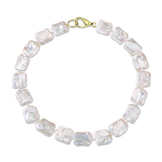 Geometric Freshwater Pearl Necklace