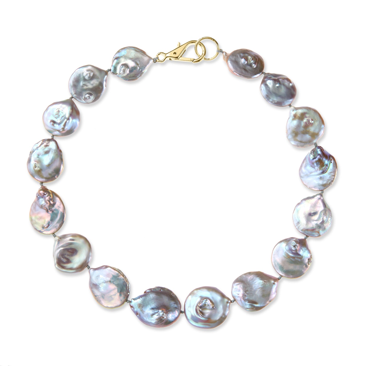 Peacock Coin Pearl Necklace