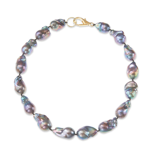 Peacock Baroque Pearl Necklace