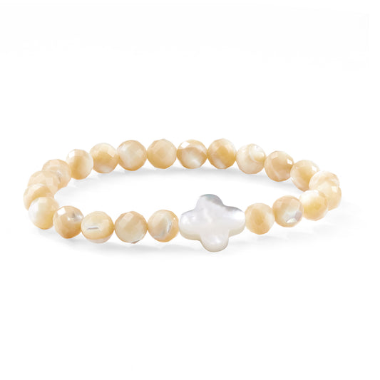 Cross Shell Bracelet
