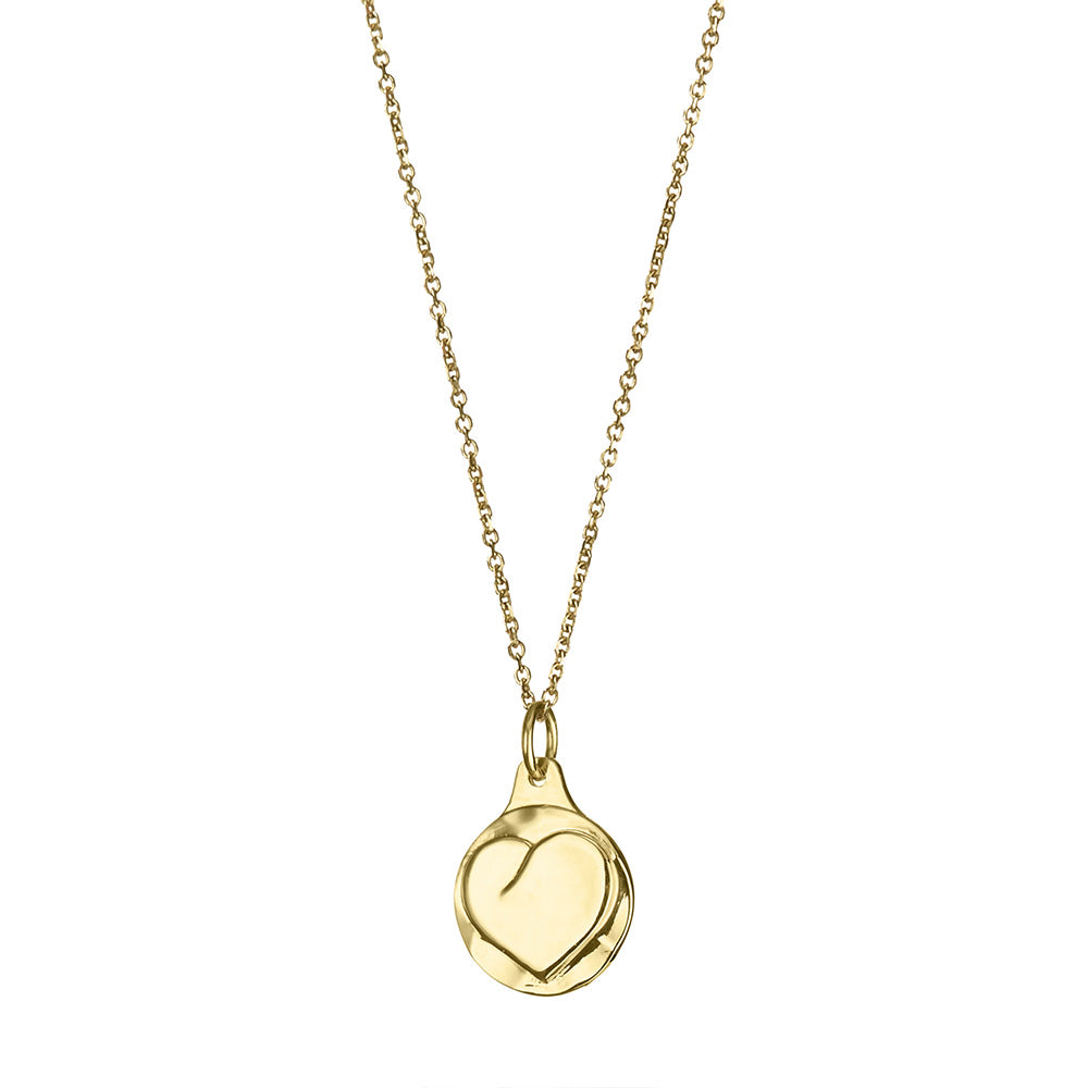 SMALL GOLD HEART NECKLACE
